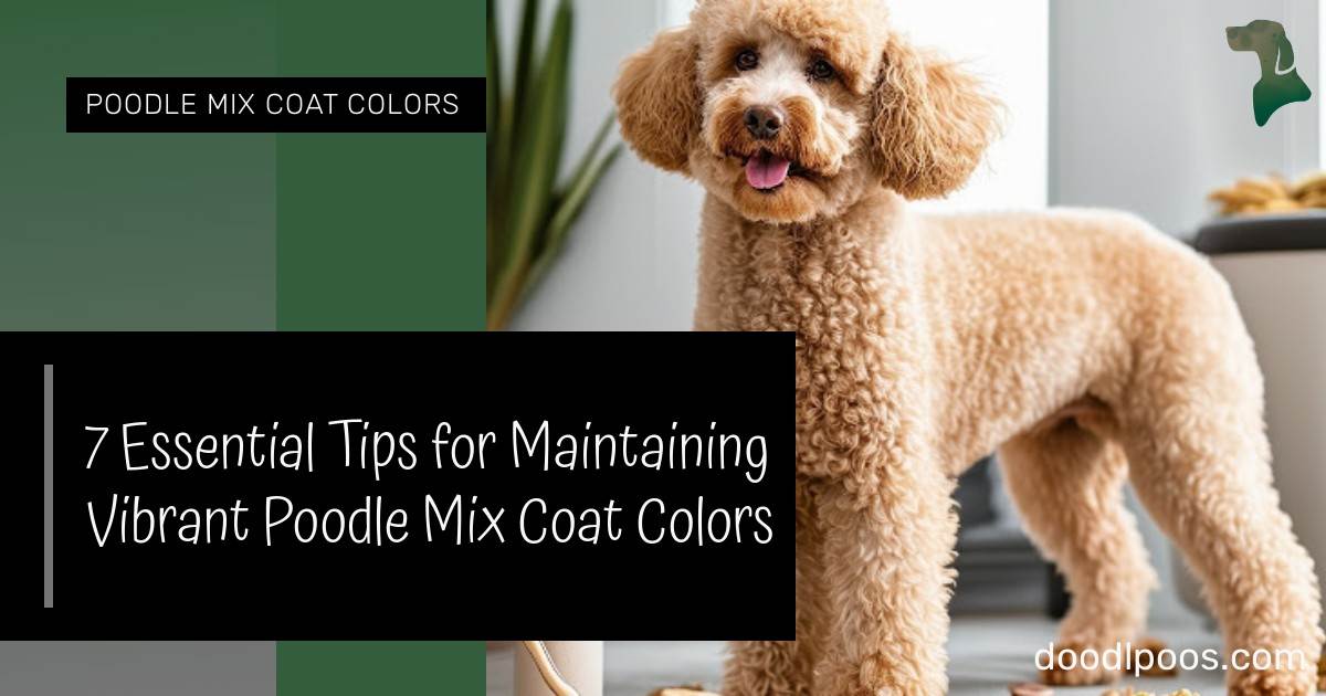 View of 7 Essential Tips for Maintaining Vibrant Poodle Mix Coat Colors