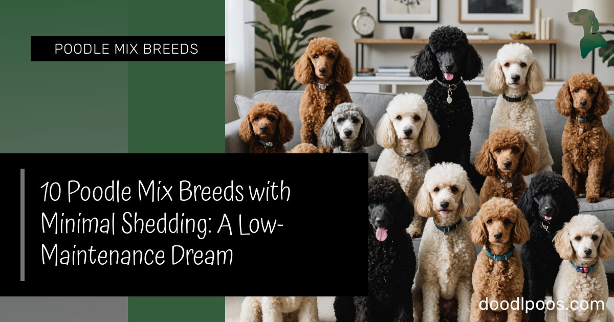 10 Poodle Mix Breeds with Minimal Shedding: A Low-Maintenance Dream