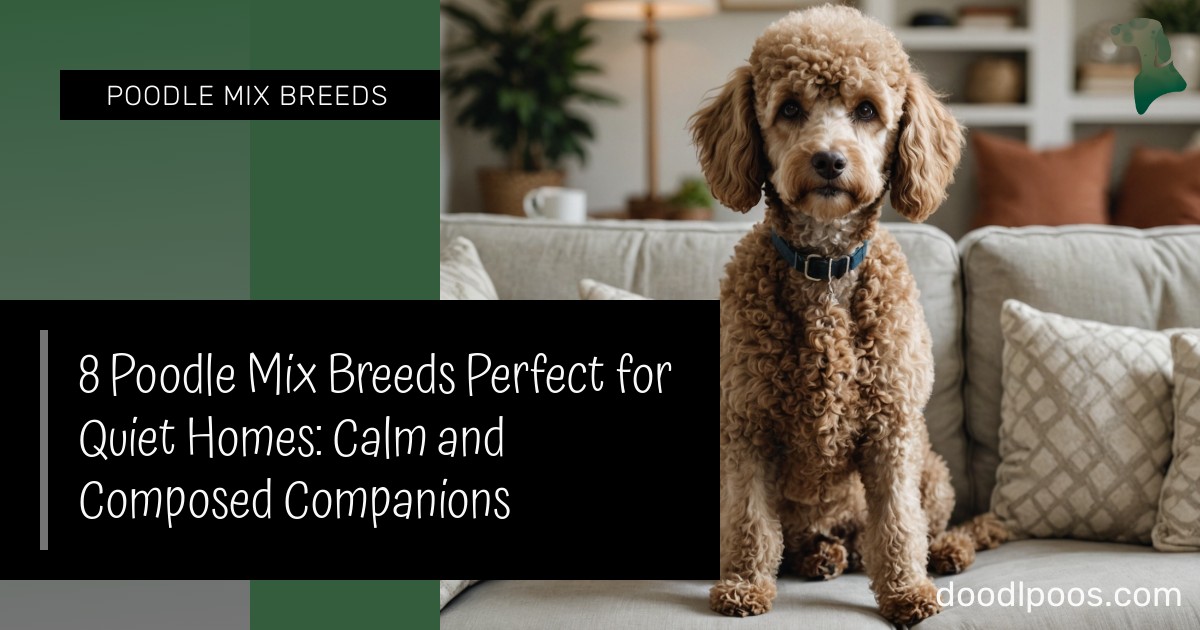 8 Poodle Mix Breeds Perfect for Quiet Homes: Calm and Composed Companions